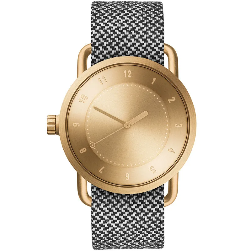 TID No.1 Gold Dial / Green Nylon Strap / Gold Buckle