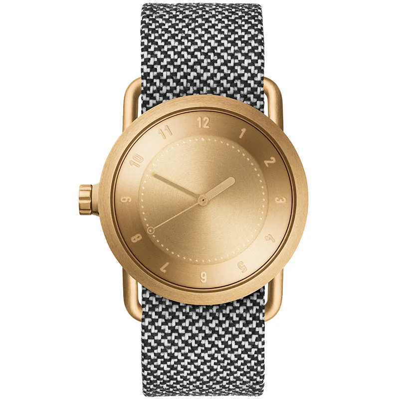 TID No.1 Gold Dial / Green Nylon Strap / Gold Buckle