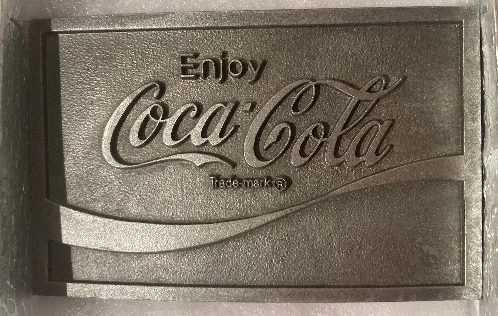 Vintage Metal Belt Buckle, Coca Cola, Quality, Heavy Duty, Fashion, Belts, Fun, Nice Design, Shelf Display, Made in USA, Free Shipping