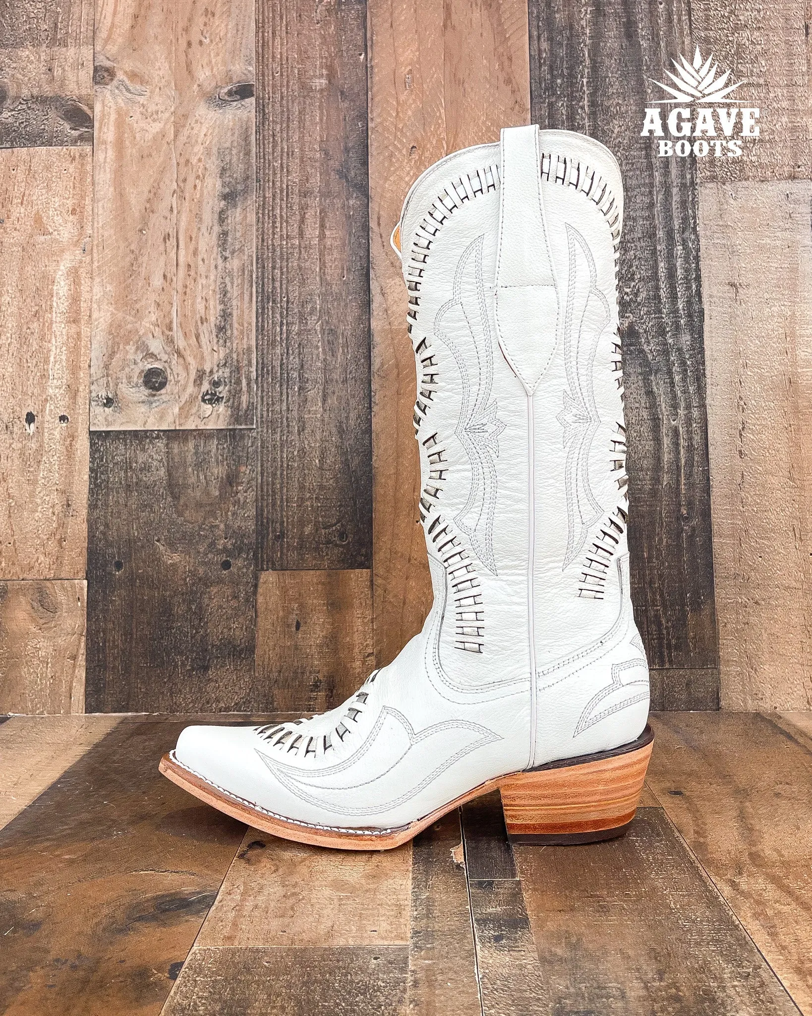 WHITE "OSLO" | WOMEN TALL BOOTS