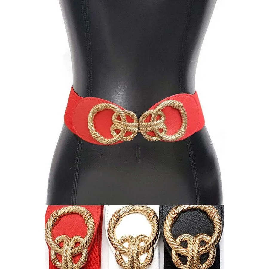 Wild Stretch Belt with Gold Front