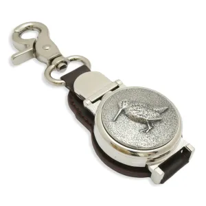 Woodcock Sitting Leather Fob Watch