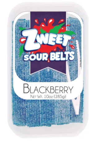 Zweet Sour Belts Blackberry 10oz